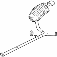 OEM 2014 Hyundai Sonata Tail With Muffler Pipe, Right - 28711-3Q430