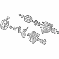 OEM 1995 Acura NSX Alternator Assembly (Clb16) (Denso) - 31100-PR7-A03