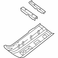 OEM 2009 Nissan Rogue Floor-Front, LH - G4321-JM0MA