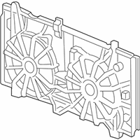 OEM 2004 Honda Accord Shroud - 19015-RAA-A01