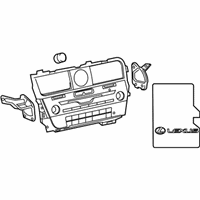 OEM Lexus Cover Sub-Assembly, Navigation - 86804-0E320