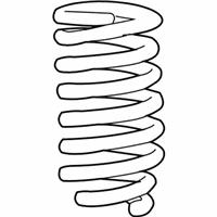 OEM 2008 Toyota Land Cruiser Coil Spring - 48131-60C81