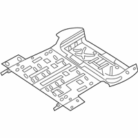 OEM 2006 Kia Sedona Panel Complete-Rear Floor - 655104D500