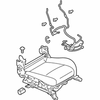 OEM 2012 Infiniti M37 Cushion Assembly - Front Seat - 87300-1MA0A