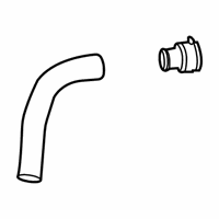 OEM 2020 Kia Soul Hose Assembly-RADAATOR, L - 25415K0200