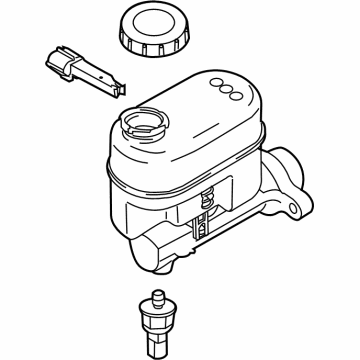 OEM 2022 Ford E-350 Super Duty Master Cylinder - LC2Z-2140-AA