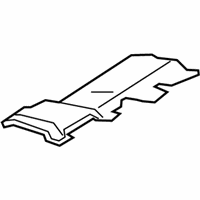 OEM Mercury Exhaust Heat Shield - 1L2Z-5G221-AC