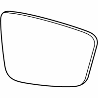 OEM 2018 BMW 750i Mirror Glas, Convex, Right - 51-16-7-407-160