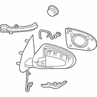 OEM Nissan Kicks Door Mirror Assy-LH - 96302-5RL0B