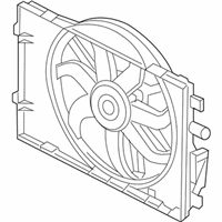 OEM Ford Fusion Fan Assembly - 7E5Z-8C607-A