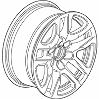 OEM Chevrolet Silverado Wheel, Alloy - 23376217