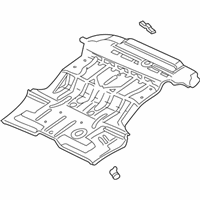 OEM 2000 Dodge Durango Pan-Rear Floor - 55256759AH