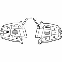 OEM 2018 BMW 750i xDrive M-Sport Multifct Steering Wheel Switch - 61-31-8-064-477