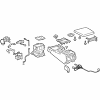 OEM Lexus LX570 Box Assy, Cooling - 88520-60821-A4