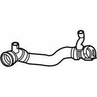 OEM 2015 BMW X6 Radiator Lower Coolant Hose - 17-12-7-576-358