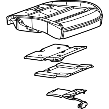 OEM Cadillac Passenger Discriminating Sensor - 85104184