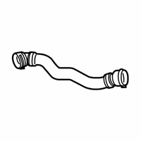 OEM 2019 BMW X3 Engine Radiator Hose - 17-12-7-535-562