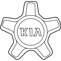 OEM 2017 Kia K900 Wheel Hub Cap Assembly - 529603T500