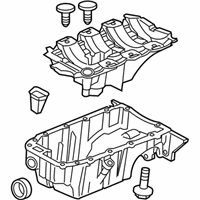 OEM 2012 Chevrolet Cruze Oil Pan - 25200508