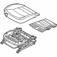 OEM 2017 Kia Rio Cushion Assembly-Front Seat - 882011W630BGX