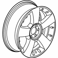 OEM 2008 GMC Acadia Wheel, Alloy - 9596177