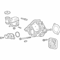 OEM 2016 Chevrolet Malibu Master Cylinder Assembly - 84008544