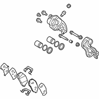 OEM 2018 Hyundai Santa Fe Brake Assembly-Front, RH - 58130-2W400