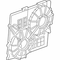 OEM 2006 Cadillac STS Fan Shroud - 19129907