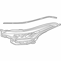 OEM Toyota C-HR Composite Headlamp - 81130-F4200