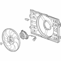 OEM 2017 Buick Envision Fan Module - 84190683