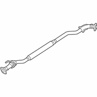 OEM 2014 Nissan Juke Exhaust, Sub Muffler Assembly - 20300-1KD0C