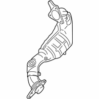 OEM 2014 Nissan Juke Three Way Catalyst Converter - 208A2-1TX0A