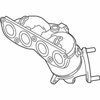 OEM Hyundai Veloster Exhaust Manifold Catalytic Assembly - 28510-2EJG0