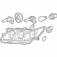 OEM 2008 Toyota Camry Headlamp Assembly - 81110-06B90