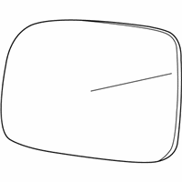 OEM 2010 Chevrolet Colorado Mirror Glass - 88987571