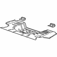 OEM Saturn Panel Asm, Rear Floor - 22687890