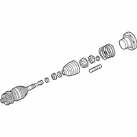 OEM 1997 Ford F-250 HD Shaft & Joint Assembly - 5L3Z-3B436-A