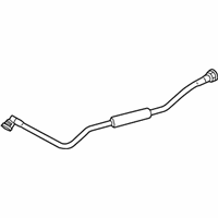 OEM 2020 BMW 540i Fuel Tank Breath.Line With Resonator - 13-90-8-601-845