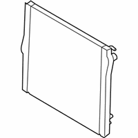 OEM 2014 BMW X5 Radiator Center Rear - 17-11-7-589-467