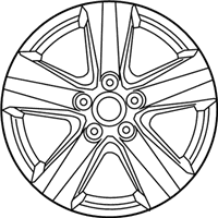 OEM 2016 Nissan Quest Aluminum Wheel - D0C00-3GP0A