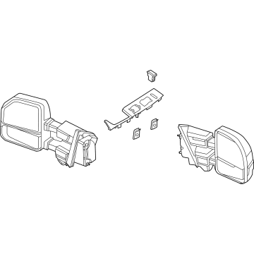 OEM 2022 Ford F-150 KIT - REAR VIEW OUTER MIRROR - ML3Z-17696-AA