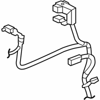 OEM Jeep Alternator And Battery Wiring - 56044142AM