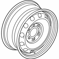 OEM 2017 Ford F-150 Wheel, Steel - HL3Z-1007-D