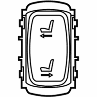 OEM 2017 BMW M4 Seat Adjustment Switch, Right - 61-31-9-390-522