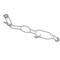 OEM Toyota Avalon Converter & Pipe - 17410-F0021