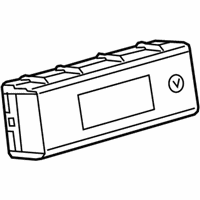 OEM Buick Dash Control Unit - 84330217