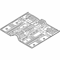 OEM Hyundai Santa Fe Panel-Center Floor - 65111-S2000