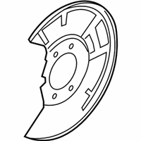 OEM 2012 Infiniti M37 Splash Shield - 41161-1EX1A