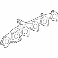 OEM 2018 BMW X5 Exhaust Manifold - 11-62-8-517-629