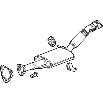 OEM 2021 Chevrolet Trailblazer Muffler & Pipe Assembly - 60004748